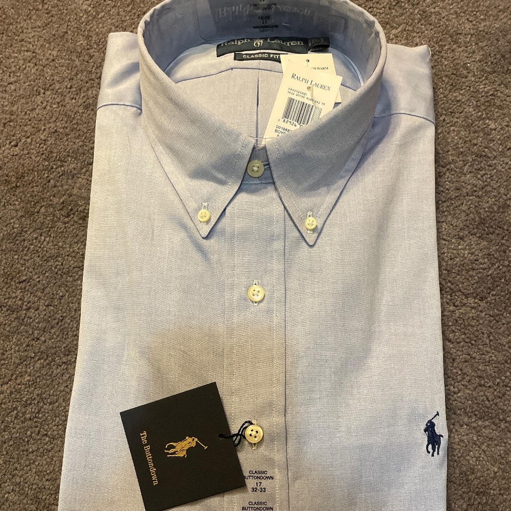 Ralph Lauren blue dress shirt